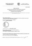 The Letter of Approval and Grant Protection of Mother Foundation Mark by Armenian Patent Office